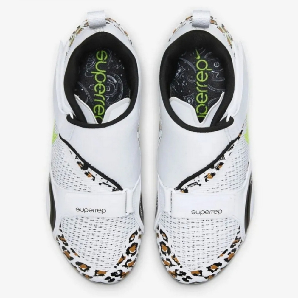 NIKE SuperRep Cycle Indoor Animal Print Cycling Shoes Womens 6.5 - Picture 5 of 8